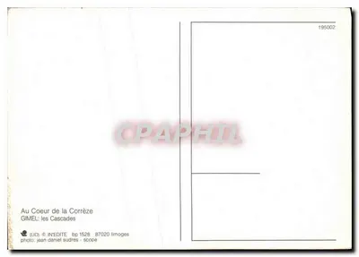 Le Cascate — Al Centro della Corrèze — GIMEL — Verso