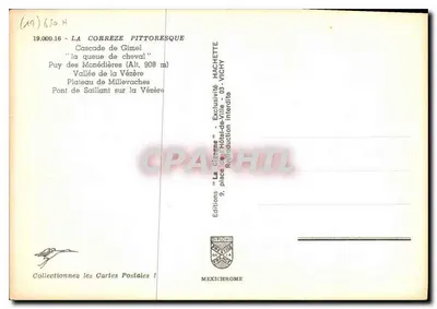 Corrèze — Imagens de Corrèze — Éditions Diplôme — Verso