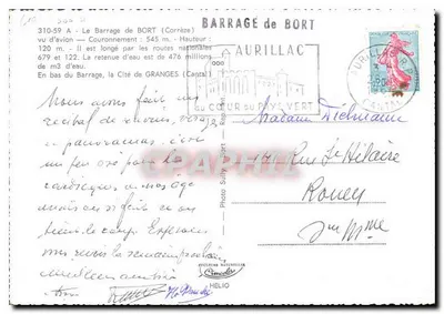 Zadzior Bort — Corrèze — Foto Aurillac — Rewers
