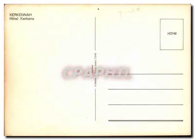 Hotel Kerkena — TUNISIA — editor H. ESMAL, Tunis — Verso