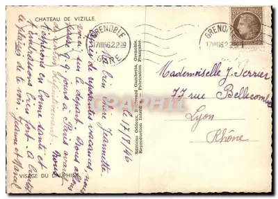 Castello di Vizille — Grenoble — Edizioni Oddoux — Verso