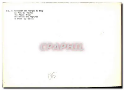 Puente del Abismo — Gorges del Lupo — G.L. 15 — Reverso