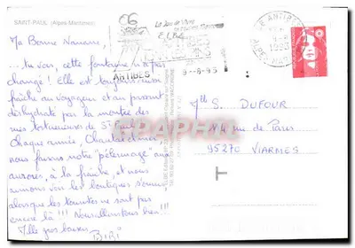 Fontaine w Saint-Paul (Alpes-Maritimes) — wydawca ELLE Éditions BP-2708, numer serii 101 — Rewers