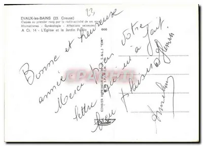 Igreja de São Pedro de Evaux-les-Bains — Editor CIM — n° 93 — Verso