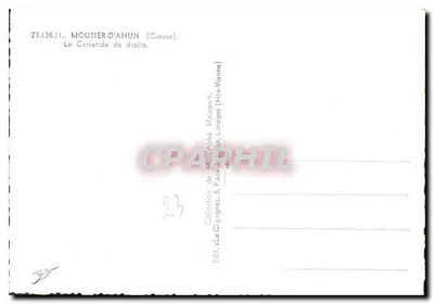 Moutier-d'A Hun — A Cariatide da direita — Coleção do Abbé Malapart, Limoges — Verso