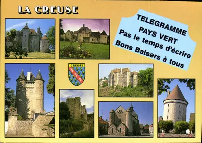 La Creuse — Castelos e locais — Edições N. LAMOUCES