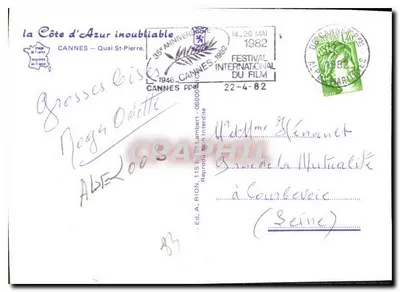 Port Cannes — Quai Saint-Pierre — Wydawnictwo A. Rion nr 83 — Rewers