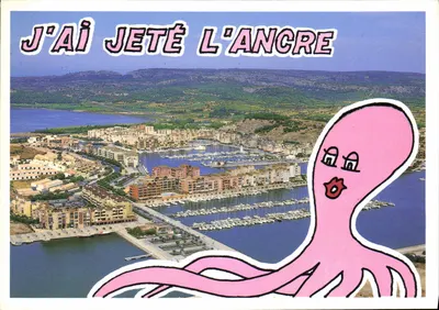 Port-Grimaud — vista geral do porto — Éditions de la Paix, n° E10