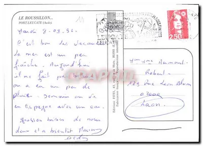 Les Carrats — Port-Leucate — Wydawca Etel — Rewers