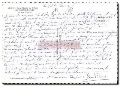 As Praias do Aude — Gruissan-Plage e seus Chalets — Editor EURGEP — Verso