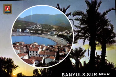 Banyuls-sur-Mer — vista panorâmica — Edições Dino Perpignan, n° 2023 E