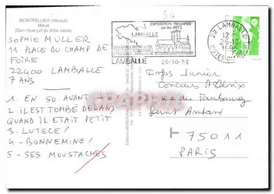 Montpellier — Ruínas do banho ritual judaico do século XIII — Edições Meridionais — Verso