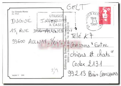 La Grande Motte — Station tussen hemel en zee — Éditions du Soleil — Achterkant