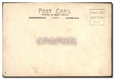 Kościół św. Ławrencja w Corringham — widok wewnętrzny — Norvio Mill Real Photo Card — Rewers