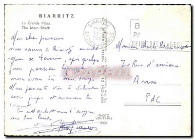 Biarritz — La Grande Plage — Estel — Achterkant
