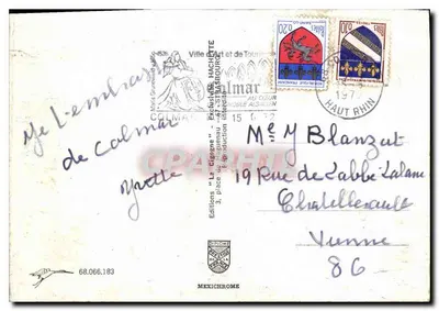 Colmar — widok placu i kuchni — Iris — Rewers