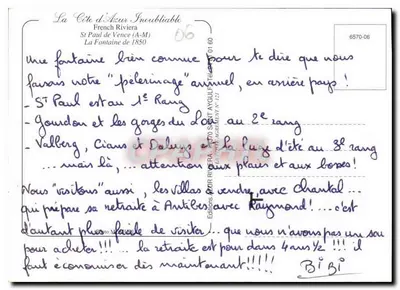 Fontaine de Saint-Paul-de-Vence, serie-nummer 6570-06 — Achterkant