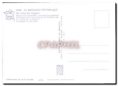 Fort de la Latte — Le Cap Fréhel — Wydawca: Belles Cartes Postales de Bretagne — Rewers