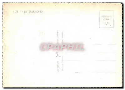Bretagne — Carte postale illustrée — Les Éditions Marquet Bépozé — Verso