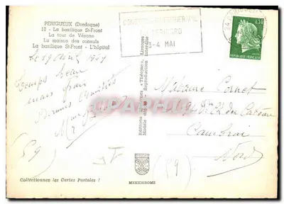 Périgueux — Ricordo di Périgueux — Edizioni Iris — Verso