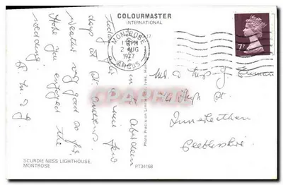 Scurdie Ness Lighthouse — Montrose, Angus — Colourmaster International PT34168 — Rewers