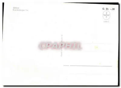 Berlin — Brama Brandenburzka — n° 1094 C — Rewers