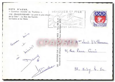 Beaulieu-sur-Mer — Najcieplejszy punkt na Rivierze - Éditions CAP — Rewers