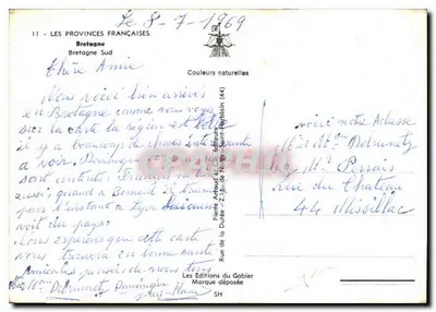Bretagna Sud — Le Province Francesi — Edizioni del Gabier — Verso