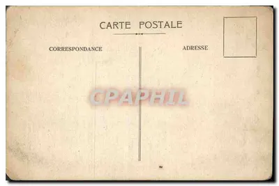 Casa de repouso de Anduze — Estado atual da casa de repouso dos veteranos — obra da Confederação do Gard — Verso
