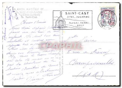 Saint-Cast-la-Fortresse — Regata de Velas — Edição LAPIE — Verso