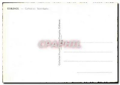 Coblence — Catedral de São Kastor — Coleção Vincent, Libellite Francesa — Verso