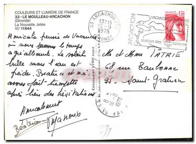 Nowa przystań — Arcachon — Wydawnictwo Jean-Jaurès — Rewers