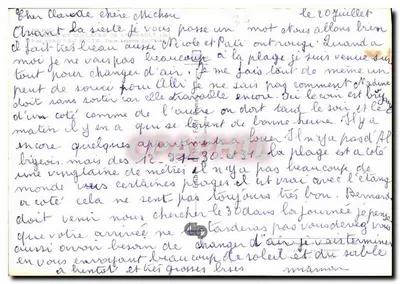 Palavas-les-Flots — vista del porto e del calvario — editore non visibile — Verso