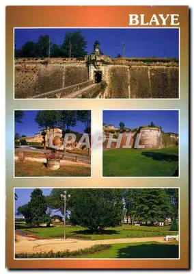 Blaye — Castelo e jardins — Cartes Postales Vignobles Historiques