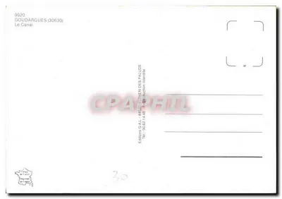 Goudargues — O Canal — Edições G.A.L. - Goudargues (30630) — Verso