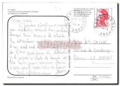 Dom z kamienia — Saint-André-de-Valbonne — Éditions Dino — Rewers