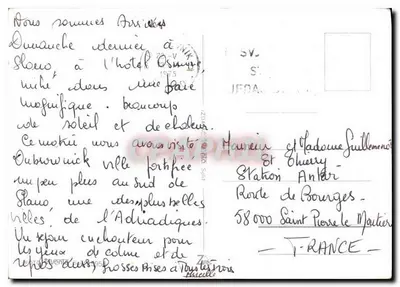 Slano — widok panoramiczny — numer serii nieczytelny — Rewers