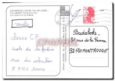 Villandry — Zamek i ogrody — Wydawnictwo Valoire — Rewers