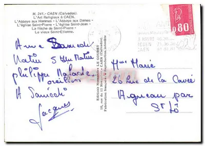 L'arte religiosa a CAEN — Editore Emy, n° 241 — Verso