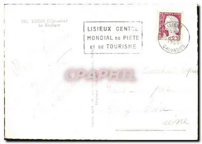 Basílica del Sagrado Corazón — París — Edición Lisieux — Reverso