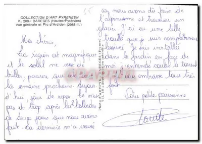 Bareges — Ogólny widok i szczyt Ardiden (2988 m.) — ARTPYR — Rewers