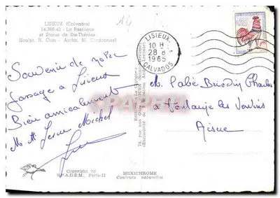 Lisieux — Basílica e Estátua de Santa Teresinha — Éditions Iris — Verso