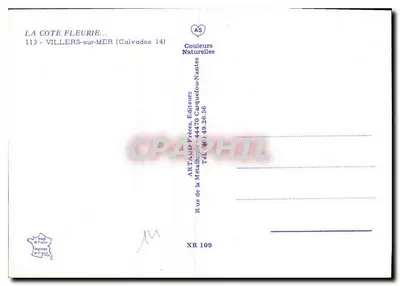 Normandía - Pays d'Auge — VILLERS-SUR-MER — editor ARTAUD Frères — Reverso