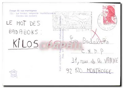 Der Bach der Badaboks — Châtel — n°321 — Rückseite