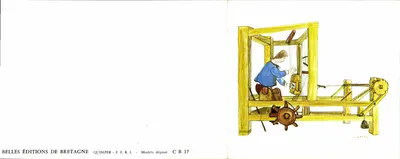 Tecedor à máquina — Edições da Bretanha — Quimper