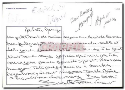 Moja Normandia — utwór ilustrowany — wydawca nieodczytalny — Rewers