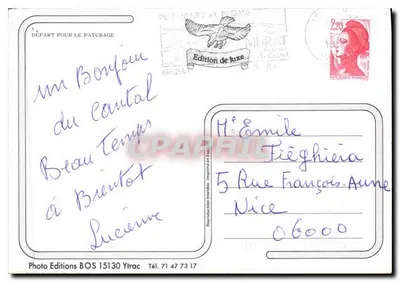 Pâturage en montagne — Édition de luxe — Photo Editions BOS — Achterkant