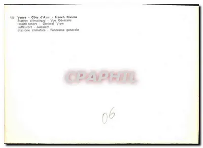 Vence — Côte d'Azur — Algemene uitzicht — 456 — Achterkant