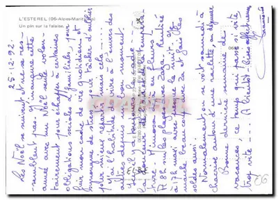 Eine Kiefer auf der Klippe — L’Estérel (06-Alpes-Maritimes) — Verlag: Éditions de la Poste — Rückseite
