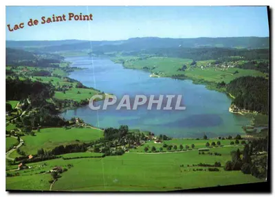 Lago de Saint Point — vista aérea — Edição Cellaard